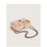 Women's Faux Fur Shoulder Tote Bag Crossbody Handbag Purse