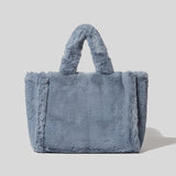 Faux Fur Large Tote Bag Teddy Women Handbags Soft Fluffy Plush Lady Handbags