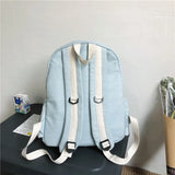 Canvas School Backpack for Teen Girls Laptop Backpack