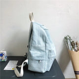 Canvas School Backpack for Teen Girls Laptop Backpack
