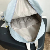 Canvas School Backpack for Teen Girls Laptop Backpack