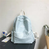Canvas School Backpack for Teen Girls Laptop Backpack