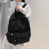 Women Canvas Backpack Large School Bag for Teen Girls