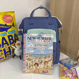 Female Backpacks Style Girl Student Schoolbags Waterproof Nylon Women Travel Lap