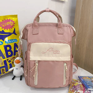 Female Backpacks Style Girl Student Schoolbags Waterproof Nylon Women Travel Lap