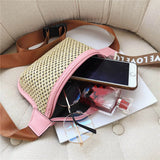 Female Straw Belt Bag Fanny pack And Phone Pack