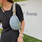 Women's Leather Belt Bags Crossbody Chest Fanny pack