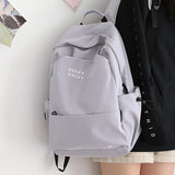 Female Cotton Backpack for Teen Girls College School Bag Mochila
