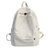 Female Bookbag Cotton Women Backpack for Teenagers Girl College Men School Bag