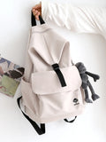 Female Cotton Backpack for Teenagers College Student Bag