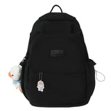 Female Cotton Bookbag Women Backpack for Teenagers Girl College Men School Bag