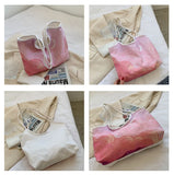 Floral Print Handbag Large Capacity Single-Shoulder Bag for Women