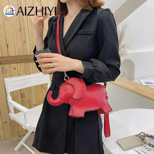 Creative Elephant Shape Crossbody Bag Mini Purse