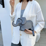 Elephant Shape Crossbody Messenger Bag Casual Mini Purse