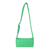 Quilted Crossbody Bag for Women with Belt Buckle