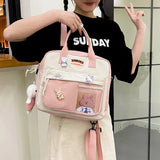 Large Capacity Female Messenger Bag Matching Shoulder Handbag Backpack