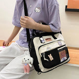 Large Capacity Female Messenger Bag Matching Shoulder Handbag Backpack