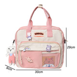 Large Capacity Female Messenger Bag Matching Shoulder Handbag Backpack