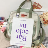 Large Capacity Female Messenger Bag Matching Shoulder Handbag Backpack