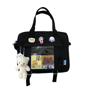 Japanese Satchel Messenger Bag Crossbody Handbag for Girls