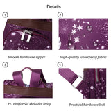 Waterproof Starry Sky Print School Backpack for Women