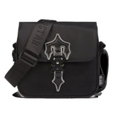 Embroidered Solid Women's Trap Shoulder Bag