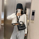 Women's Gradient Rainbow Messenger Bag Lady Totes Bag