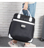 Women's Nylon Leather Tote Bag Large Capacity Handbag