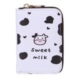 Vintage Cartoon Patterns Women Wallet Phone Pocket Purse