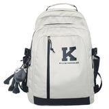 Waterproof Laptop Letters College Backpack for Women