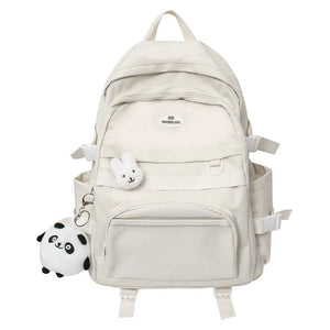 Waterproof Laptop Mesh Leisure College Backpack Ladies Student Bag