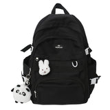 Waterproof Laptop Mesh Leisure College Backpack Ladies Student Bag