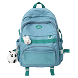Waterproof Laptop Mesh Leisure College Backpack Ladies Student Bag