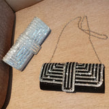 Glass Rhinestone Clutch Wedding Party Evening Bag