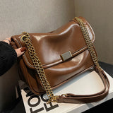 Flap Chains Shoulder Bag for Women Ladies All-Match Commuter Bags