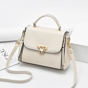 Flap Ladies Hand Bags Large Capacity Leather Handbags