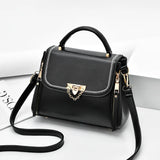 Flap Ladies Hand Bags Large Capacity Leather Handbags