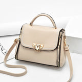 Flap Ladies Hand Bags Large Capacity Leather Handbags