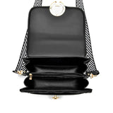 Plaid Small Crossbody Shoulder Bag with Wide Strap