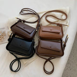 Flap Shoulder Bags for Women High PU Button Underarm Bag Women Desinger Purses