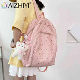 Floral Backpack College Student Large Capacity Fresh School Bag Mochilas