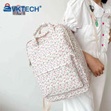 Floral Backpack Women Flower Prints Travel School Bag Rucksack