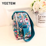 Floral Multicolor Printed Canvas Ladies Messenger Bag Shoulder Bag