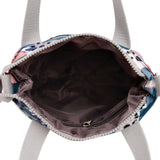 Floral Pattern Women Handbag Waterproof Nylon Shoulder Bag