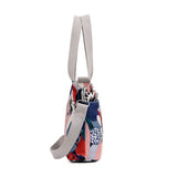 Floral Pattern Women Handbag Waterproof Nylon Shoulder Bag