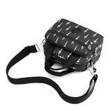 Floral Pattern Women Shoulder Bag Waterproof Nylon Handbag