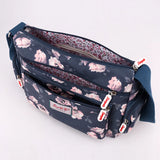 Floral Pattern Women's Shoulder Bag Casual Multi-pocket Female Messenger Bag