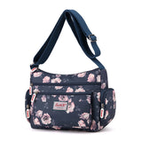 Floral Pattern Women's Shoulder Bag Casual Multi-pocket Female Messenger Bag