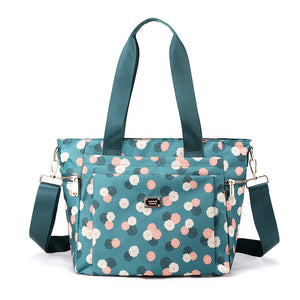 Floral Pattern Women's Shoulder Bag Large Capacity Female Messenger Bag