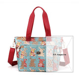 Floral Pattern Women's Shoulder Bag Large Capacity Female Messenger Bag